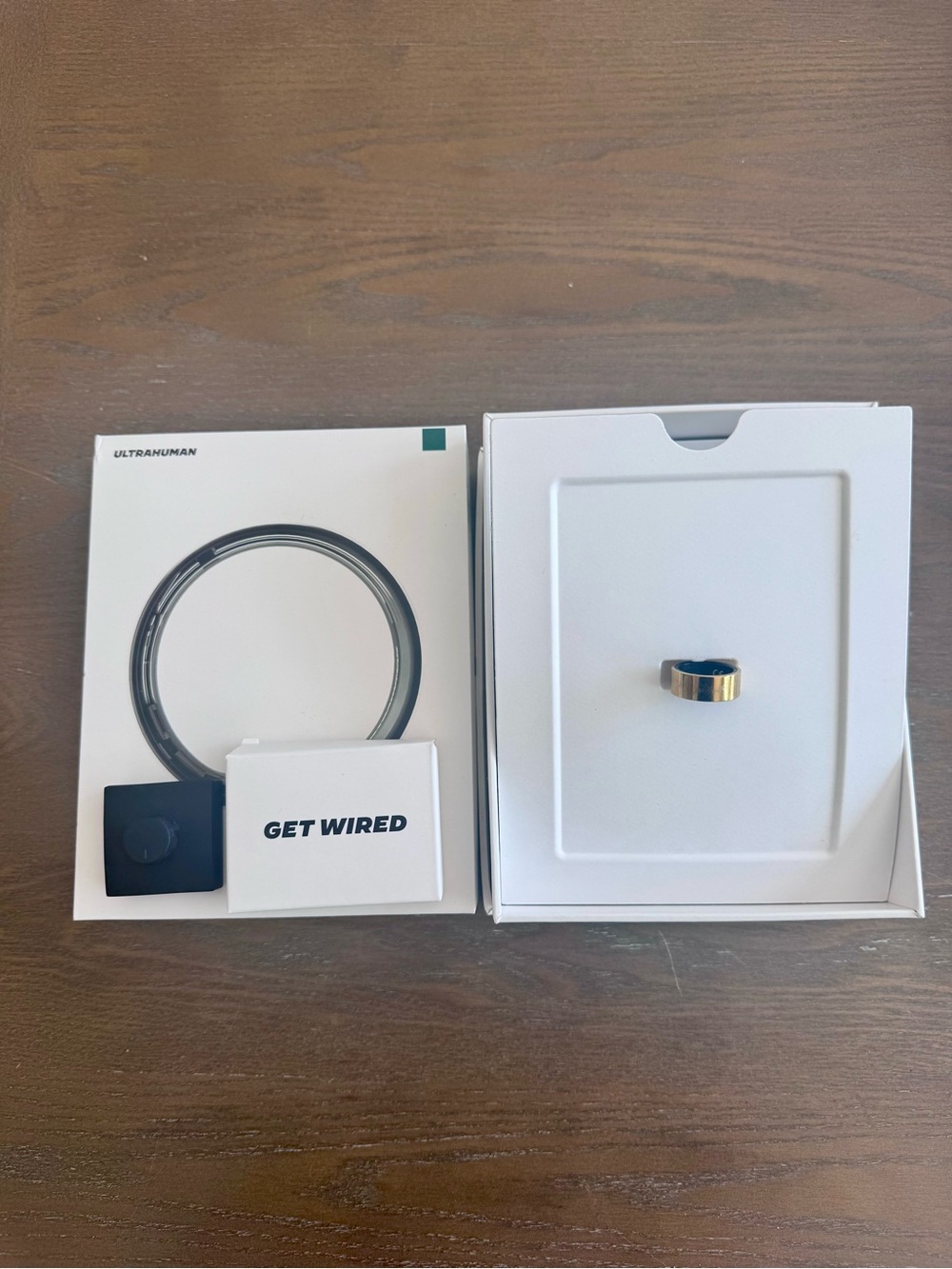 ULTRAHUMAN AIR Smart Ring - Gold & Black size 5